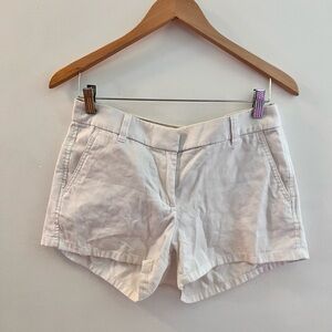 White J Crew Shorts